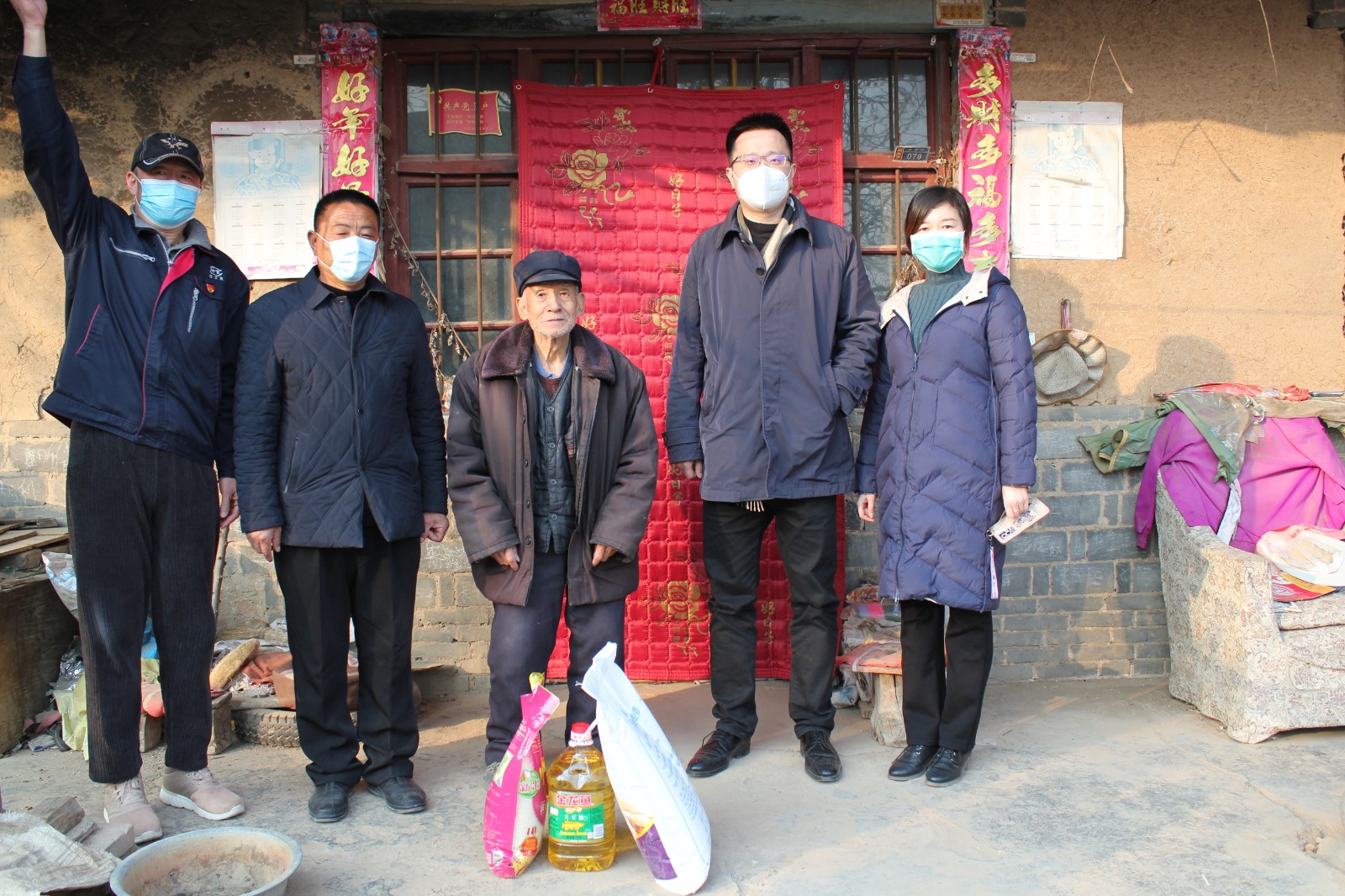 2023年春節(jié)前看望對口幫扶村困難黨員